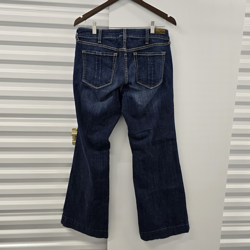 Ariat Denim Trouser Jeans Women's 32x27 Dark Wash Bootcut Stretch Western